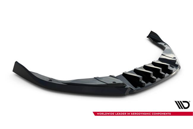 Maxton Design Frontlippe V.2 für Porsche 718 Cayman GTS 982c Hochglanz schwarz