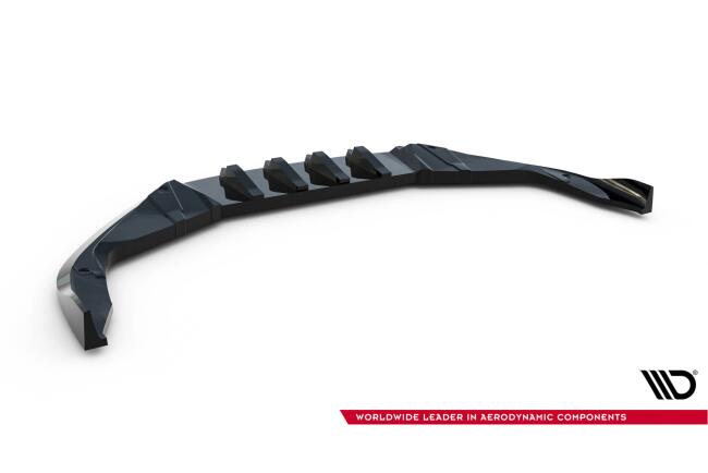 Maxton Design Frontlippe V.2 für Porsche 718 Cayman GTS 982c Hochglanz schwarz