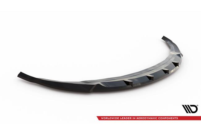 Maxton Design Frontlippe V.2 für Tesla Model 3 Project Highland Facelift Hochglanz schwarz
