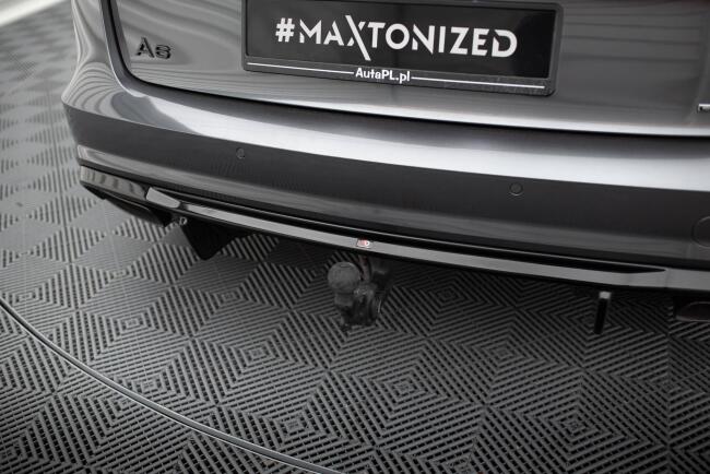 Maxton Design Heckdiffusor für A6 Facelift / A6 Facelift S-Line Limousine / Avant C7 Hochglanz schwarz