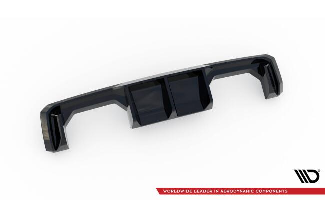 Maxton Design Heckdiffusor für BMW M4 G82 / M3 G80 G81 Hochglanz schwarz