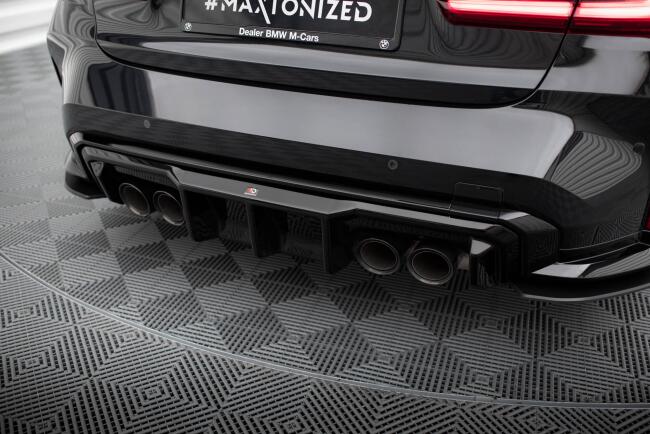 Maxton Design Heckdiffusor für BMW M4 G82 / M3 G80 Hochglanz schwarz