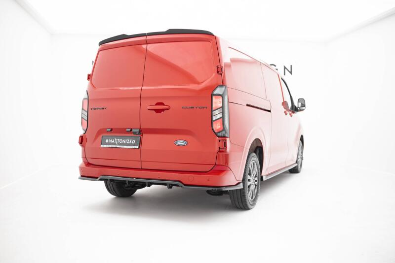 Maxton Design Heckdiffusor für Ford Transit Custom Mk2 Hochglanz schwarz