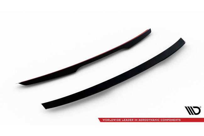 Maxton Design Heckspoiler Lippe für Toyota Sienna Mk4 Hochglanz schwarz