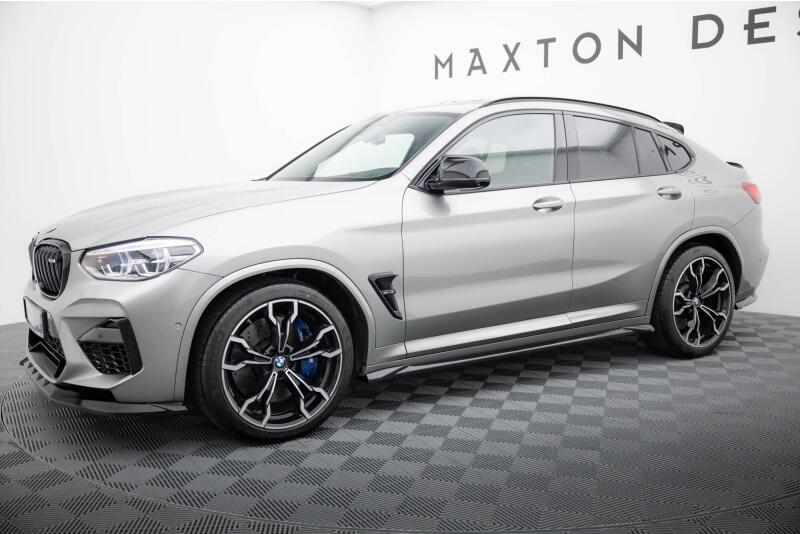 Maxton Design Seitenschweller (Paar) für BMW X4 M F98 Hochglanz schwarz