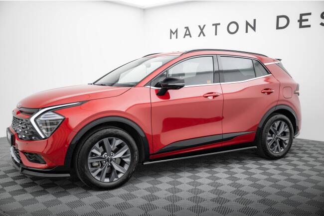 Maxton Design Seitenschweller (Paar) für Kia Sportage GT-Line Mk5 Hochglanz schwarz