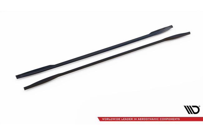 Maxton Design Seitenschweller (Paar) V.2 für Tesla Model 3 Project Highland Facelift Hochglanz schwarz