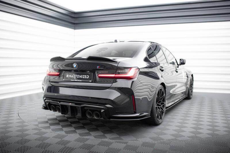 Maxton Design Street Pro Diffusor Flaps für BMW M3 G80 Schwarz