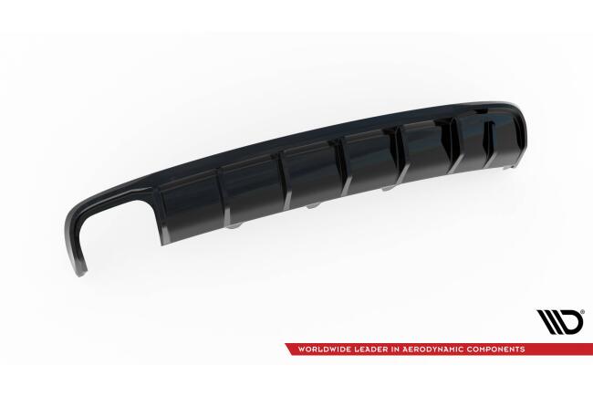 Maxton Design Heckdiffusor für Audi A4 Limousine / Avant B8 Facelift Hochglanz schwarz