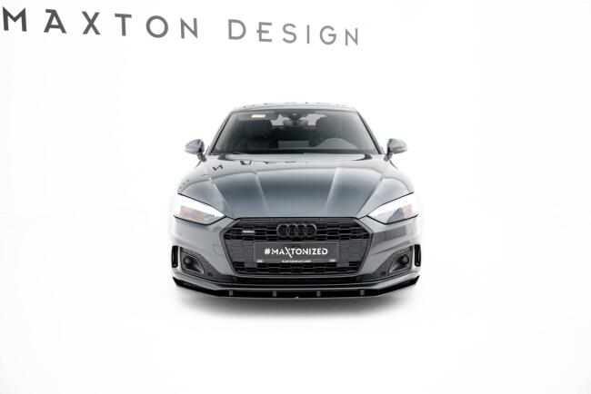 Maxton Design Street Pro Frontlippe für Audi A5 F5 Facelift schwarz