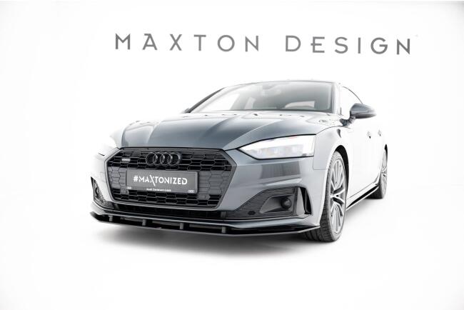 Maxton Design Street Pro Frontlippe für Audi A5 F5 Facelift schwarz