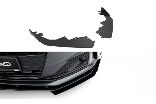 Maxton Design Street Pro Frontlippen Flaps für Audi...