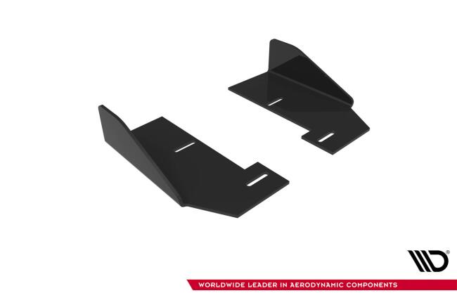 Maxton Design Street Pro Seitenschweller Flaps für Audi A5 Sportback F5 Facelift Hochglanz schwarz