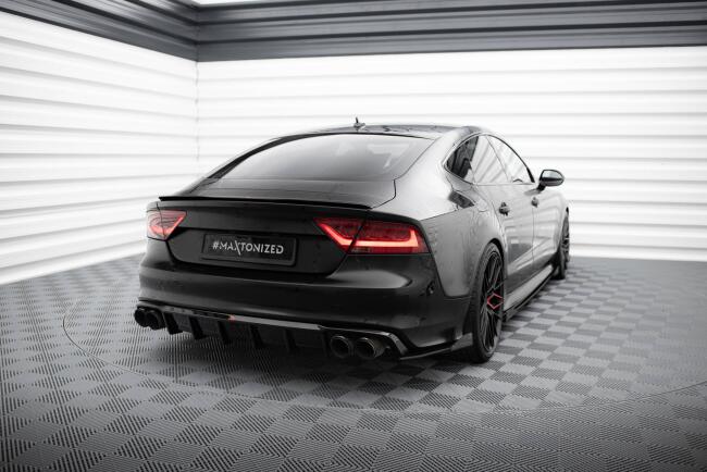 Maxton Design Heckdiffusor für Audi S7 C7 Hochglanz schwarz