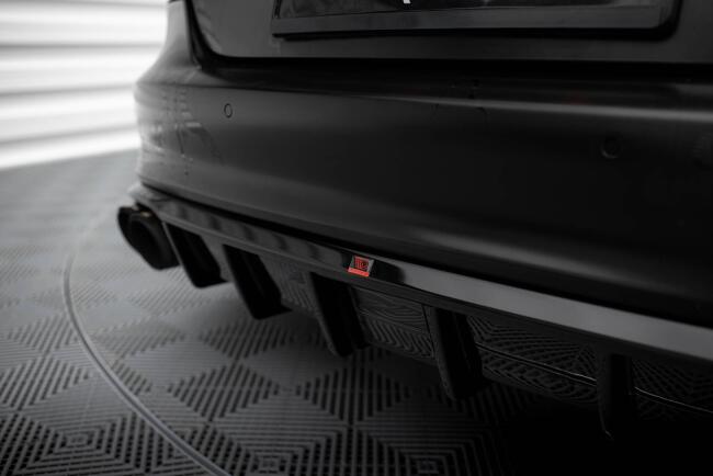 Maxton Design Heckdiffusor V.3 für Audi S7 C7 Hochglanz schwarz