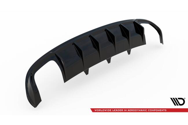 Maxton Design Heckdiffusor für Audi S4 Limousine B8 Hochglanz schwarz