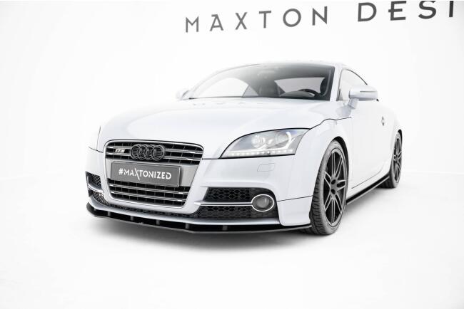 Maxton Design Street Pro Frontlippe für Audi TT S / TT S-Line 8J Facelift schwarz