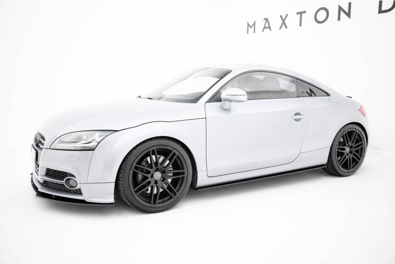 Maxton Design Street Pro Seitenschweller (Paar) für Audi TT S / TT S-Line 8J Facelift rot