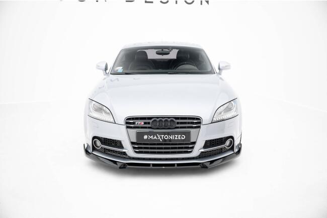Maxton Design Frontlippe V.2 für Audi TT S (2008-2013) / TT S-Line 8J Facelift (2011-2013) Hochglanz schwarz