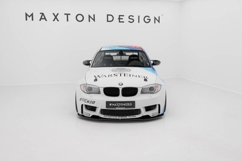 Maxton Design Frontlippe für BMW 1er M Coupe E82 Hochglanz schwarz