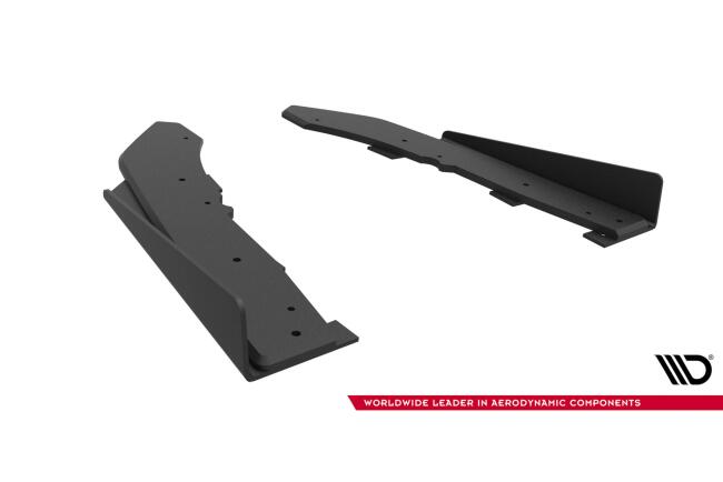 Maxton Design Street Pro Diffusor Flaps für BMW M440i G22 / G23 schwarz mit Hochglanz Flaps