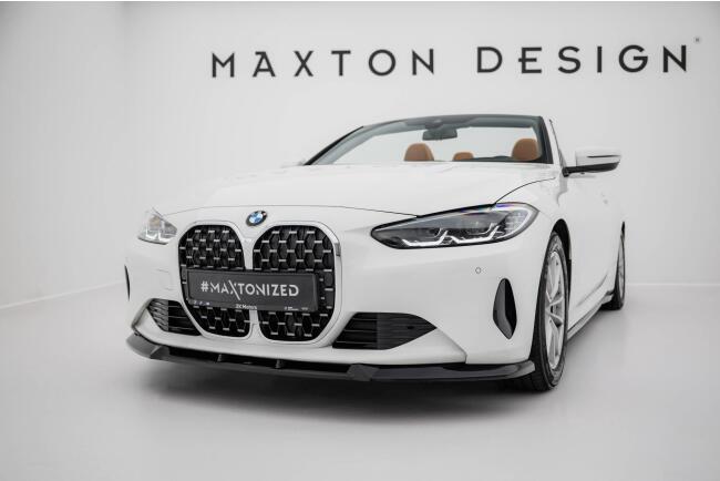 Maxton Design Frontlippe für BMW 4er Coupe / Cabrio G22 / G23 Hochglanz schwarz