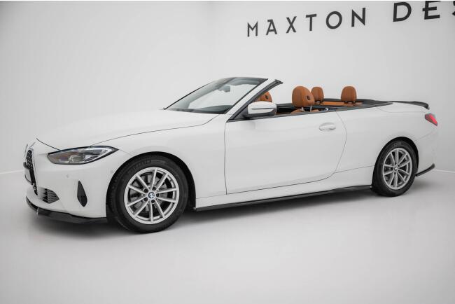 Maxton Design Seitenschweller für BMW 4er Coupe / Cabrio G22 / G23 Hochglanz schwarz