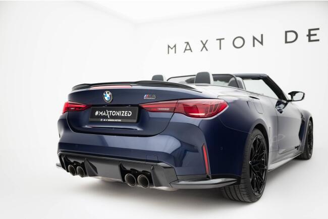 Maxton Design Heckspoiler 3D für BMW 4er Cabrio G23 / M4 Cabrio G83 Hochglanz schwarz