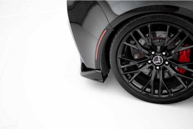 Maxton Design Heckdiffusor mit Flaps für Chevrolet Corvette Z06 C7 Hochglanz schwarz