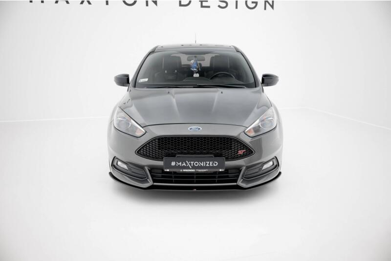 Maxton Design Street Pro Frontlippe für Ford Focus ST Mk3 Facelift schwarz