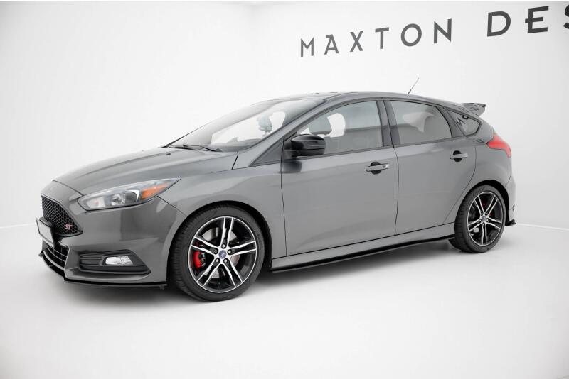 Maxton Design Street Pro Seitenschweller für Ford Focus ST Mk3 Facelift schwarz