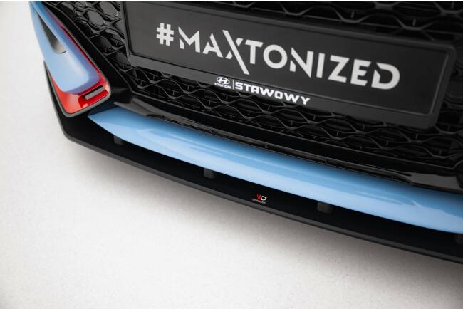 Maxton Design Street Pro Frontlippe für Hyundai Veloster N Mk2 schwarz