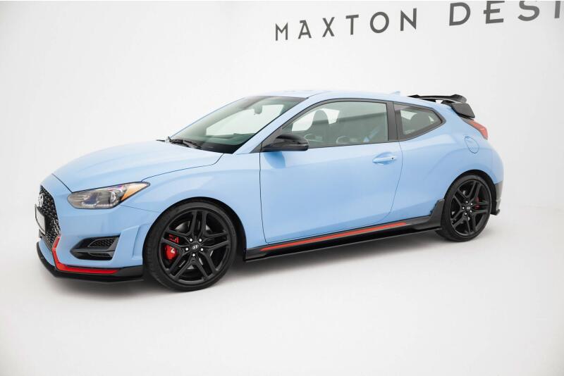 Maxton Design Street Pro Seitenschweller für Hyundai Veloster N Mk2 schwarz