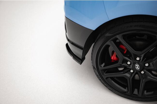 Maxton Design Diffusor Flaps für Hyundai Veloster N Mk2 Hochglanz schwarz