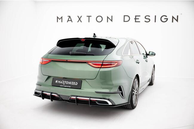 Maxton Design Street Pro Heckdiffusor für Kia Proceed GT-Line Mk1 Facelift schwarz