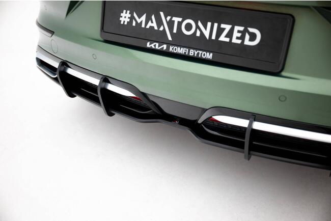 Maxton Design Street Pro Heckdiffusor für Kia Proceed GT-Line Mk1 Facelift schwarz