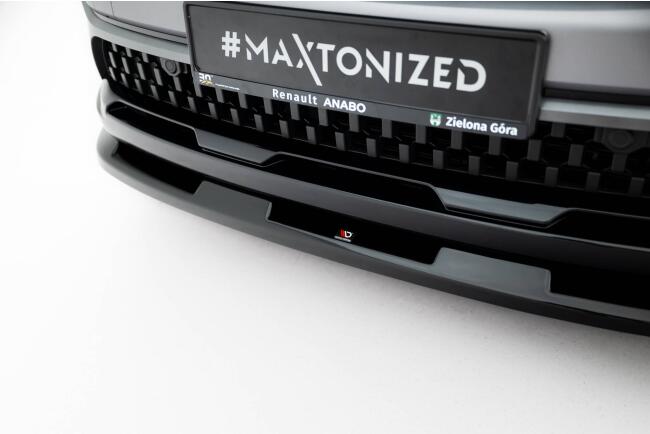 Maxton Design Frontlippe für Renault Austral Iconic / Iconic Esprit Alpine Mk1 Hochglanz schwarz