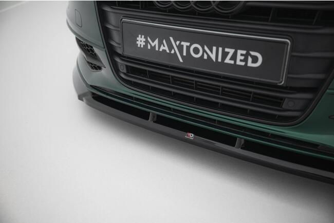 Maxton Design Frontlippe V.3 für Audi A6 S-line / S6 C7 Hochglanz schwarz