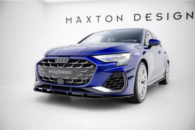 Maxton Design Street Pro Frontlippe für Audi S3 / A3 S-line 8Y Facelift rot