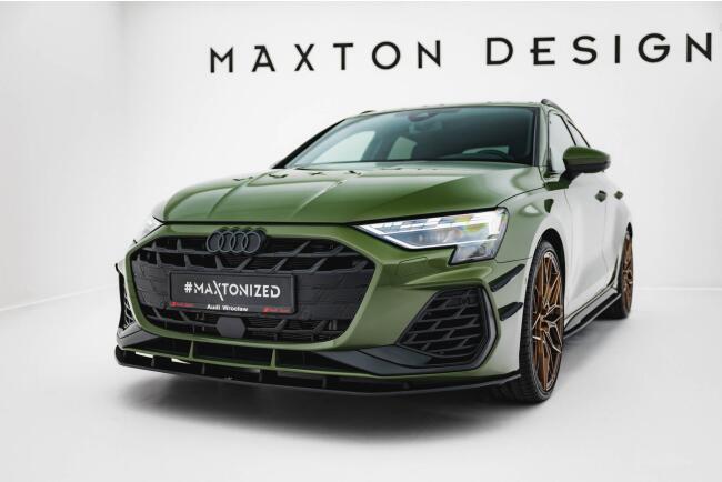 Maxton Design Street Pro Frontlippe für Audi S3 / A3 S-line 8Y Facelift rot