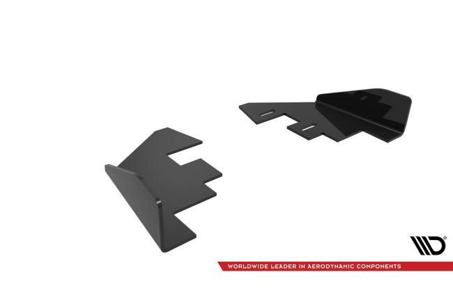 Maxton Design Street Pro Diffusor Flaps für Audi S3 Sportback 8Y Facelift Hochglanz schwarz