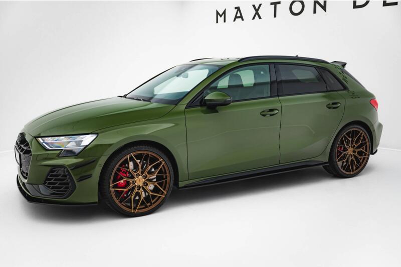 Maxton Design Street Pro Seitenschweller für Audi S3 / A3 S-line 8Y Facelift schwarz