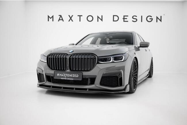 Maxton Design Carbon Frontlippe für BMW 7 M-Paket G11 Facelift Hochglanz schwarz