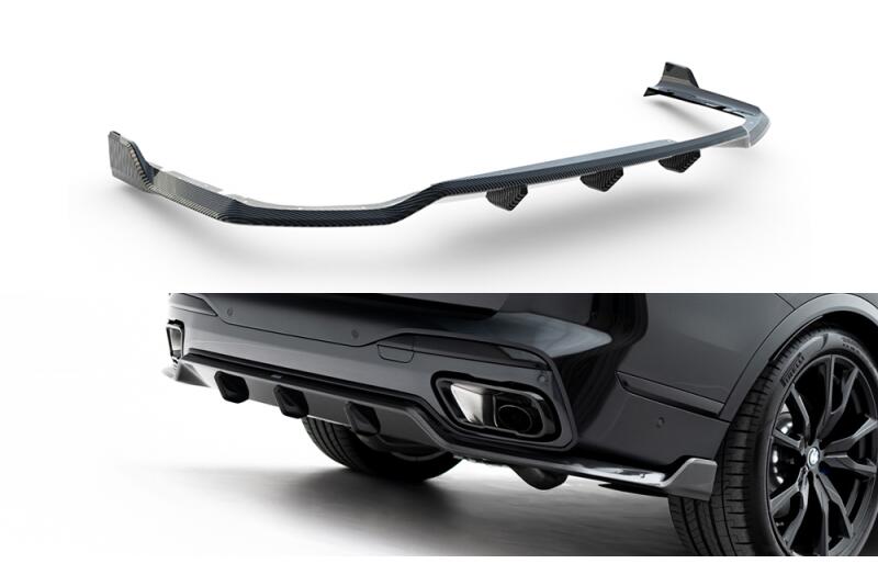 Maxton Design Carbon Heckdiffusor für BMW X7 M-Paket G07 Facelift 2022-