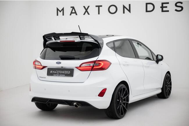 Maxton Design Heckspoiler für Ford Fiesta ST / ST-Line Mk8 (für FO-FI-8-FH1FP) Hochglanz schwarz