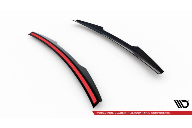 Maxton Design Heckspoiler für Ford Fiesta ST / ST-Line Mk8 (für FO-FI-8-FH1FP) Hochglanz schwarz