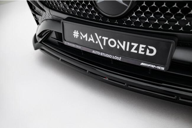 Maxton Design Frontlippe V.1 für Mercedes CLE AMG-Line C236 Hochglanz schwarz