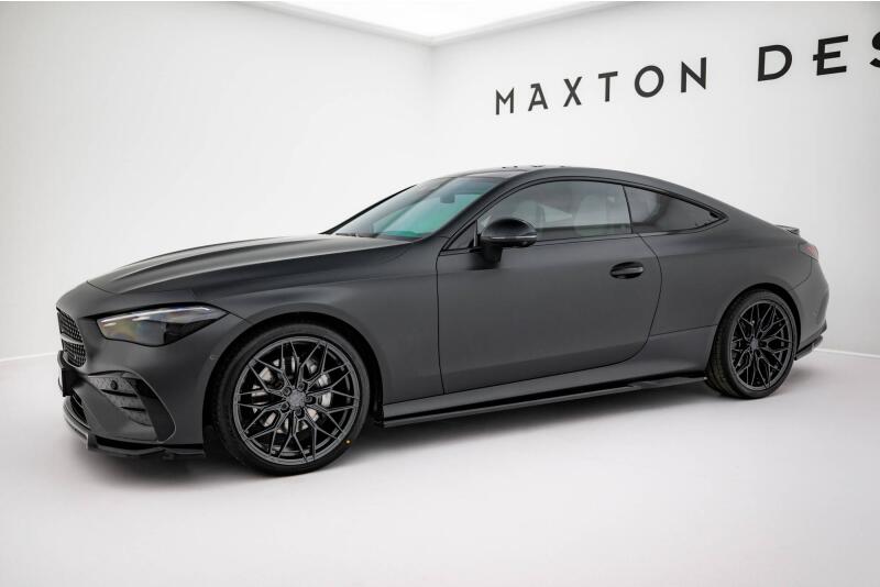 Maxton Design Seitenschweller für Mercedes CLE AMG-Line C236 Hochglanz schwarz