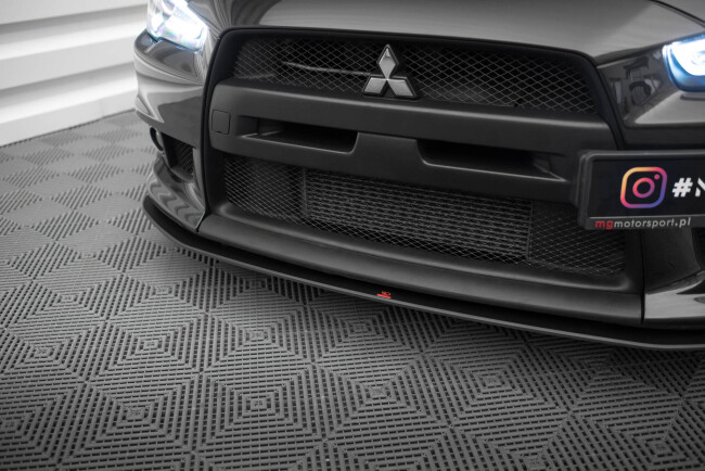 Maxton Design Street Pro Frontlippe für Mitsubishi Lancer EVO X schwarz