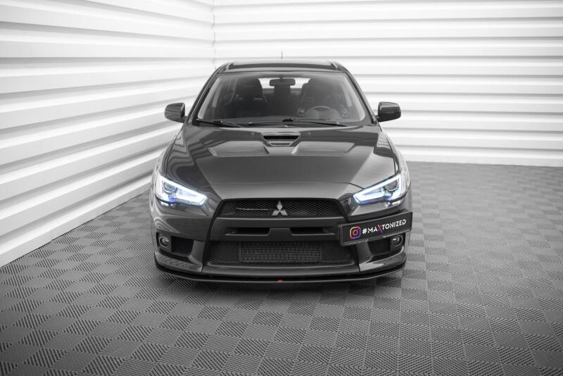 Maxton Design Street Pro Frontlippe für Mitsubishi Lancer EVO X rot